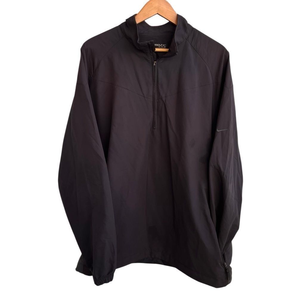 Nike Golf Black 1/4 Zip Lightweight Windbreaker Jacket Men’s XXL